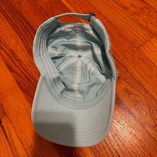 Vineyard Vines Baseball Cap Hat Light Blue - Image 3