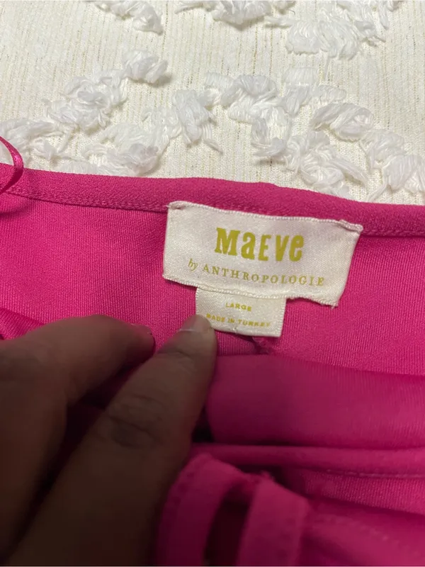 Anthropologie Maeve Satin Bow Tank - Image 3
