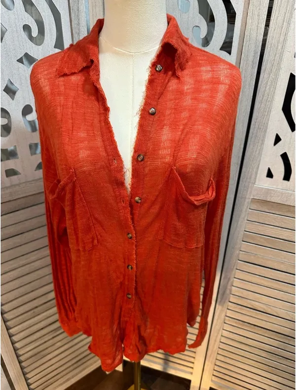 FP Beach Size S Free people oversized swim cover up - Image 2