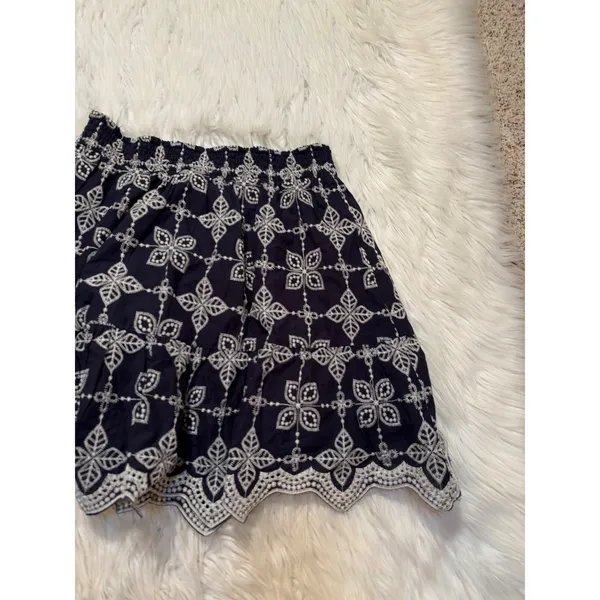 Skies Are Blue Women's Size Medium Petite Prudence Embroidered Ruffle Hem Skirt - Image 8