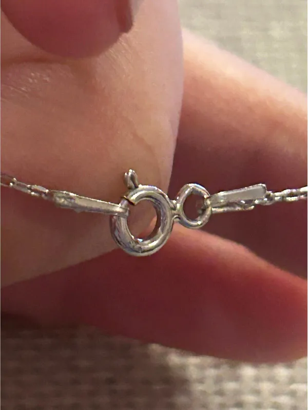Lot a780 925 sterling silver pendant chain necklace - Image 3