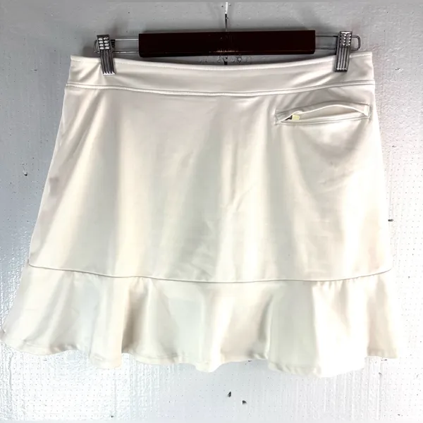 Slazenger M Athletic White Flared Golf Skort - Image 2