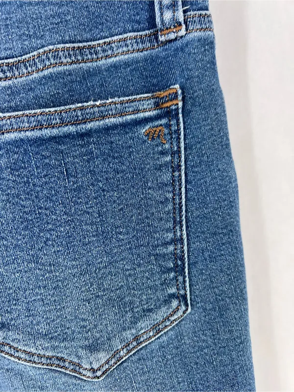 Madewell Medium Wash‎ Denim High Rise Skinny Crop Jeans Size 26 - Image 7