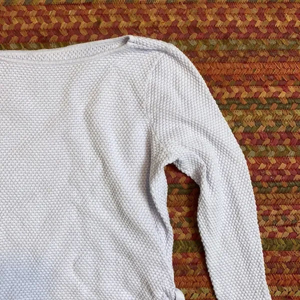 LAVENDER QUILTED SIDE TIE MICHAEL KORS SWEATER - Image 2