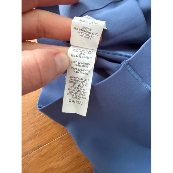 Offline by Aerie Blue Real Me Xtra Bike Shorts Size M 7” - Image 7