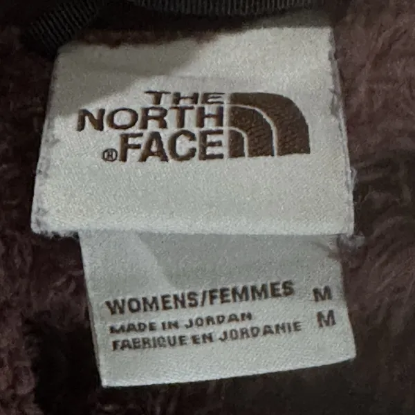 The North Face Jacket Womens Size Medium Brown Teddy Fleece 1/4‎ Zip Pullover - Image 8