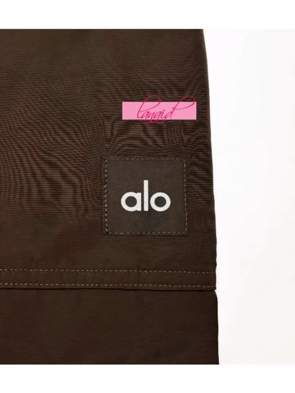 Alo High-Waist Ski Moto Puffer Pants Espresso Hi-Rise Waisted Warm Wide Leg Edgy - Image 7