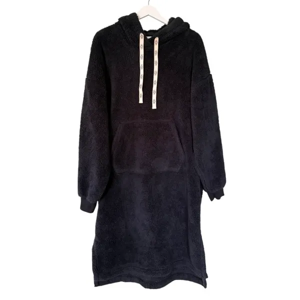 UGG Winola Full Body Hoodie in Black Women’s Size Medium Large - Image 4