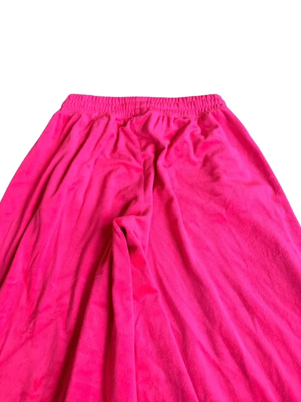 Offline by Aerie Pink Wide Leg Sweat Pants Velvet Stretch Velour Size XS Women's - Image 7