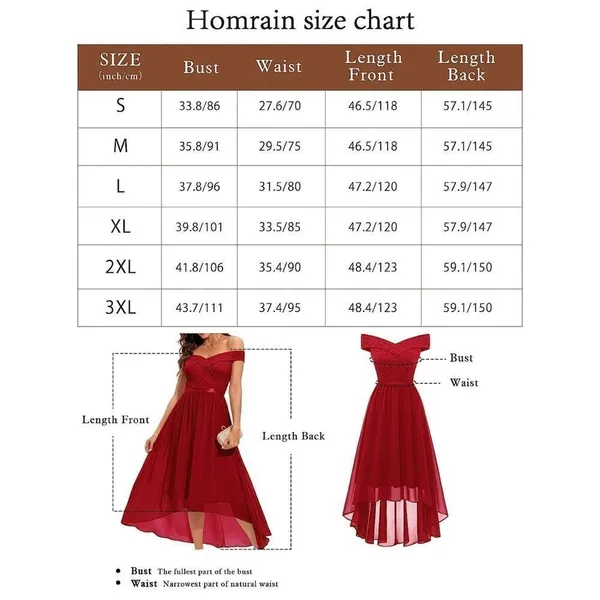 NEW Lace Chiffon Long Dress Off The Shoulder Formal 2X - Image 3