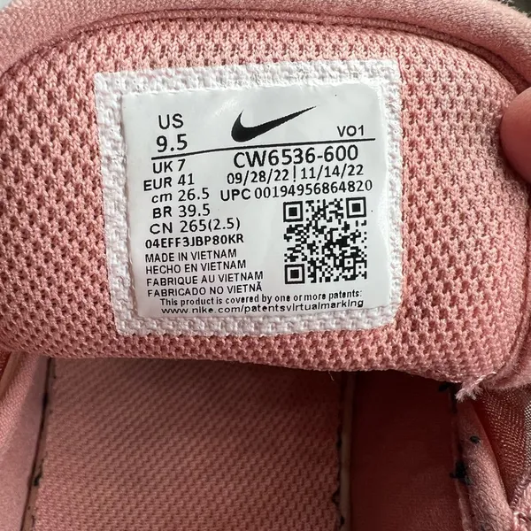 WOMEN'S NIKE COURT VISION ALTA TXT PLATFORM SNEAKERS 9.5 pink basketball casual - Image 10