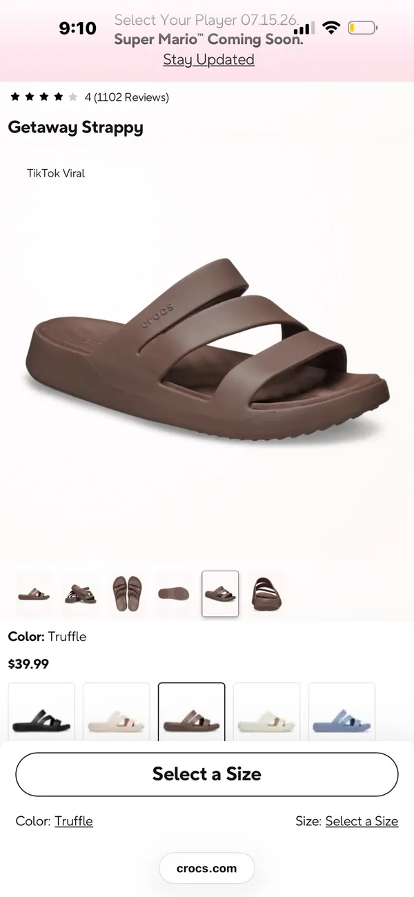 Crocs Getaway Strappy Sandals - Image 3