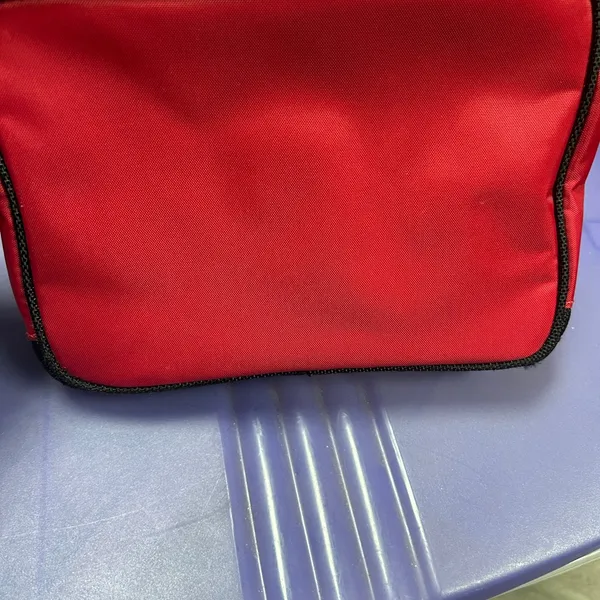 Ralph Lauren Polo Jeans Co. Red and Black Travel Case Makeup Bag Toiletries bag - Image 4