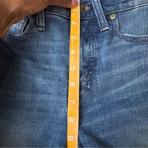 Madewell 9" High Rise Skinny Jeans size 27 medium wash blue jeans - Image 12