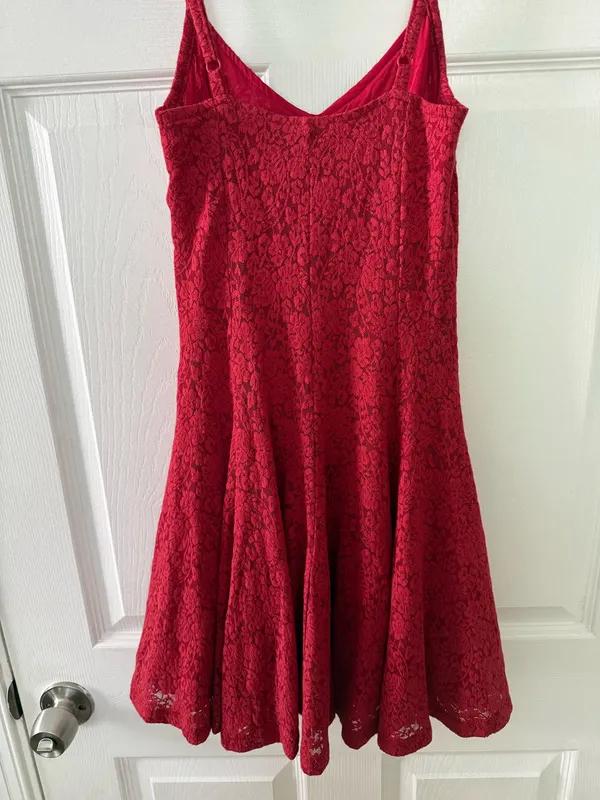Brandy Melville Red Mini Dress - Image 7