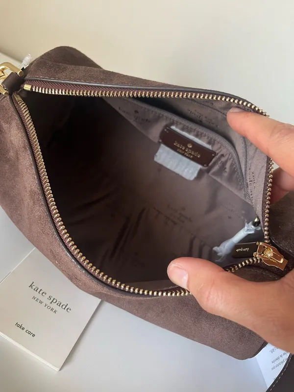 Kate Spade Roulette Suede Medium Shoulder Bag - Image 8