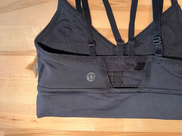 Lululemon Black Sports Bra - Image 3