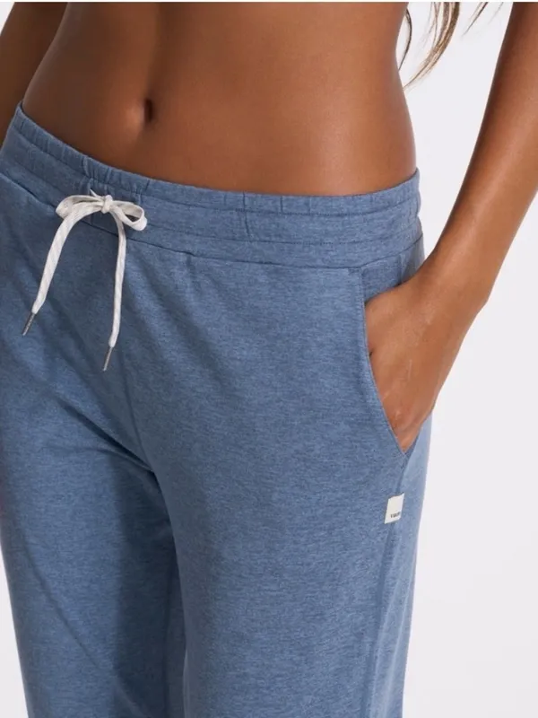 Vuori Performance Joggers XS Light Azule Heather Blue Athleisure Lounge - Image 4