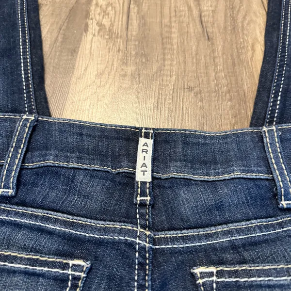 Ariat REAL Denim Mid Rise Skinny Ella Jeans Dark Wash 28R - Image 3