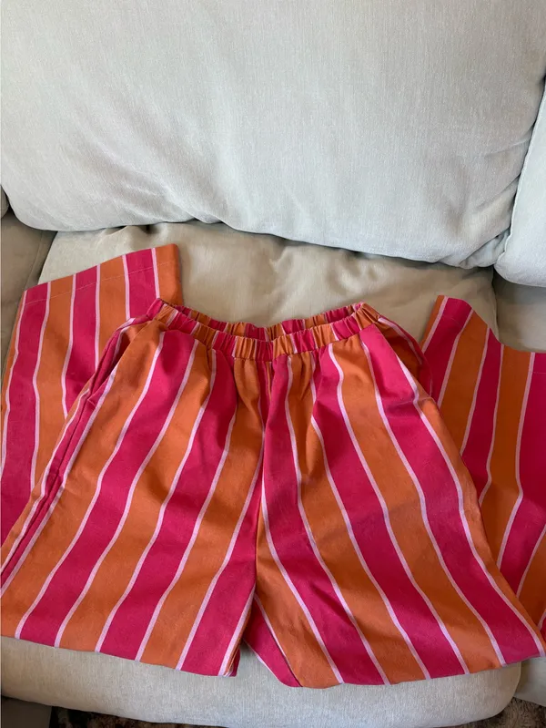 Amazon Linen Striped Pant Set - Image 5