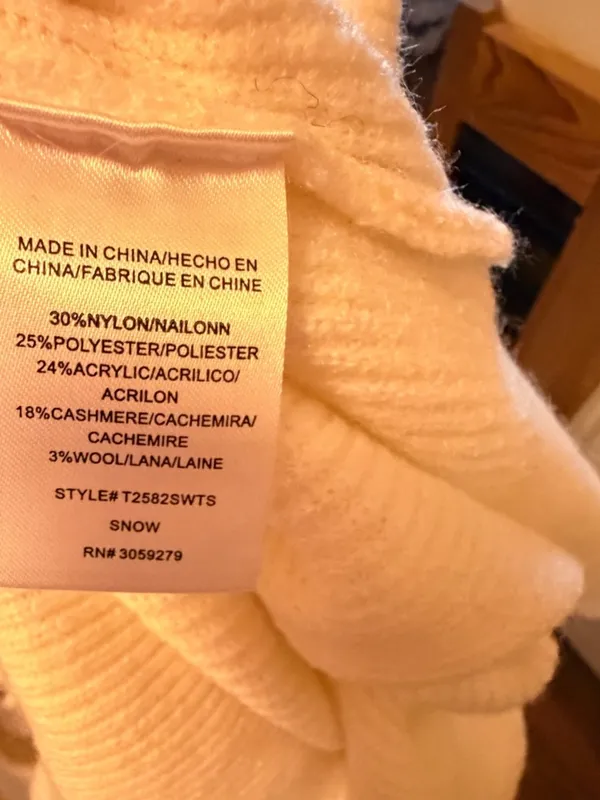 Thread & Supply Cashmere Blend Sweater nwot - Image 8