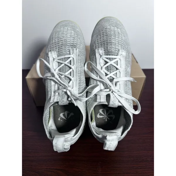 Nike Air VaporMax 2021 FK Pure Platinum White Running Shoes DC4112-100 Size 7.5 - Image 8