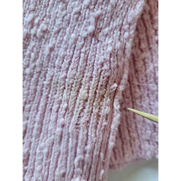 FREE PEOPLE Women’s Cardigan Pink Oversized Vneck Knit Boho Size M - Image 8