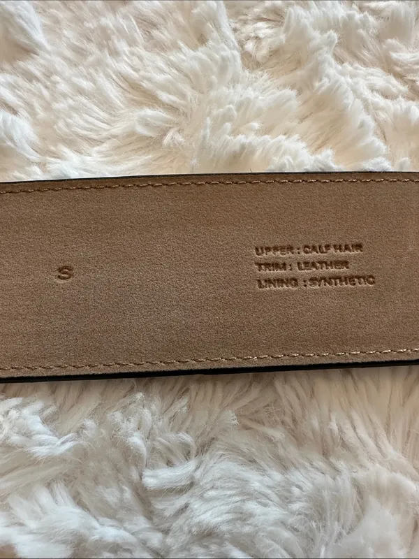 Talbots Leopard-Print Wide Belt with Black Buckle- size small (38 inches) - Image 4