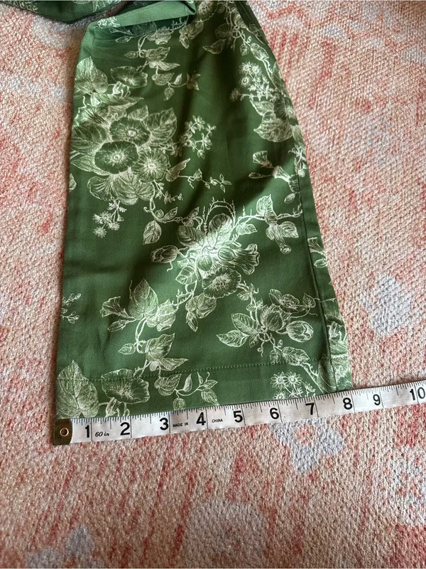 Tuckernuck Provence Toile Ashford Pants green floral size medium cotton blend - Image 9
