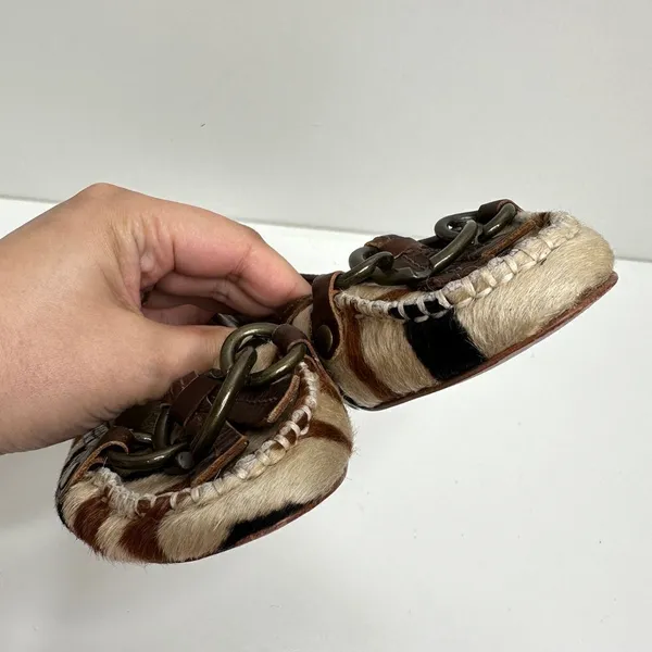 Matisse Ponyhair Exotic Animal Print Leather Upper Flats‎ Size 6.5 - Image 5