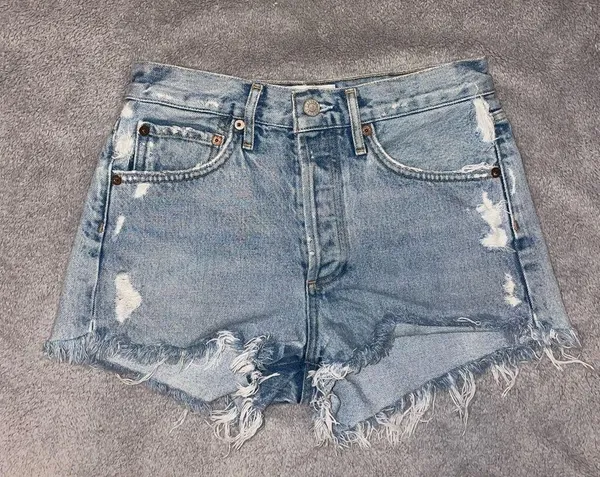 AGOLDE Parker cut off shorts size 24 - Image 2