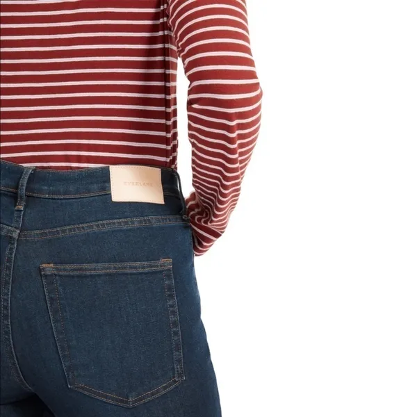 Everlane Blue Medium Wash Authentic Stretch Mid Rise‎ Skinny Jeans Size 23 - Image 3