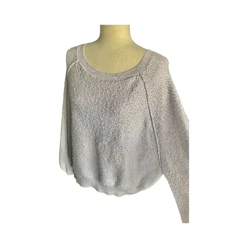 Free People-Light Lavender Color Sweatshirt-Womens Size Medium - Image 3