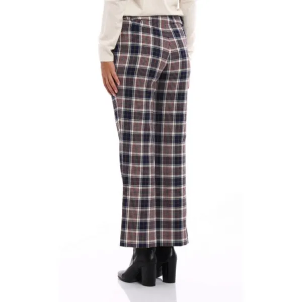 Tory Burch Garrett Tartan Plaid Trousers Women's Size 8 Tailored‎ - Image 2