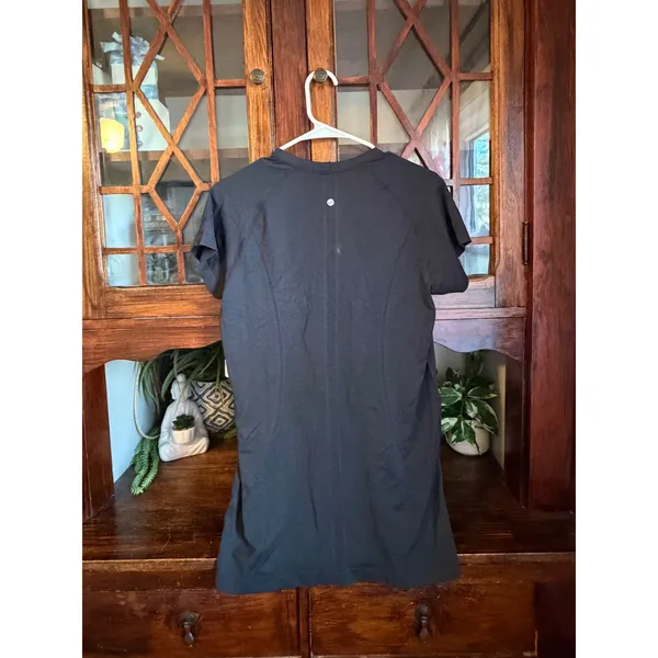 CRZ YOGA Womens‎ Seamless Short Sleeve Shirt Black XL Athletic Tee NWT - Image 2