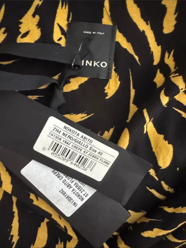 PINKO Viscose Made in Italy $365 ZEBRA BLAZER NOKOTA ITALIAN Dress 40 US SZ 4 - Image 13