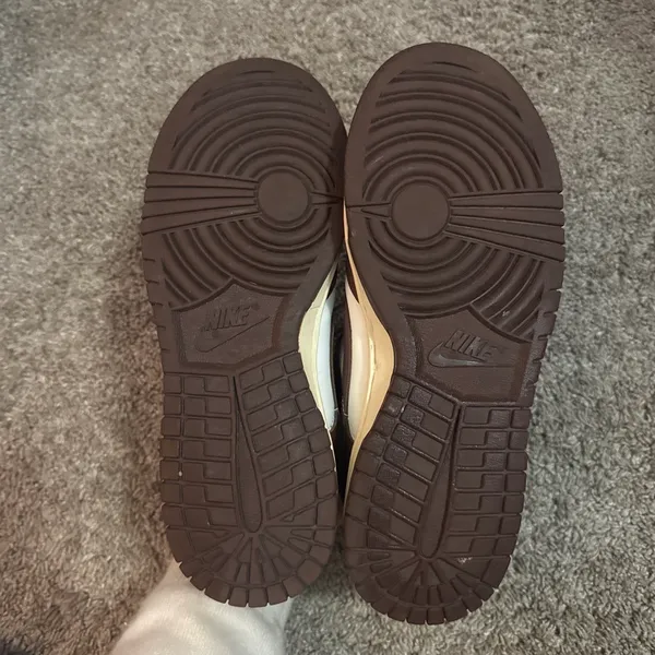 Nike Dunk Low Women’s Sneakers Brown and White - Image 5