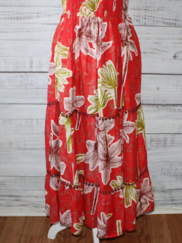 NWT! Band of the free Floral V neck maxi dress Size M - Image 4