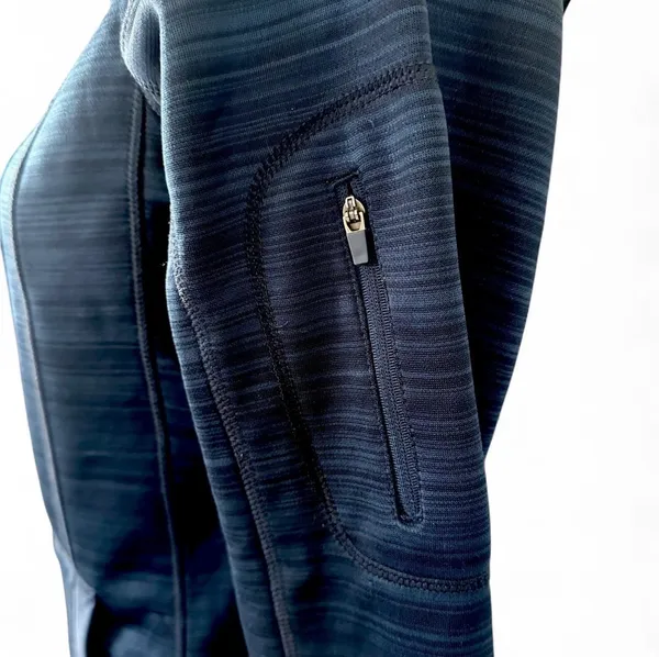 Blue casual zip up hoodie sport sweatshirt jacket size medium - Image 6