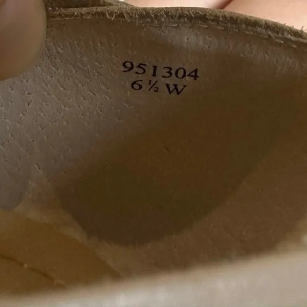 Softspots Trinidad Woven Leather White Huarache Flats Womens 6.5 Wide | New NWOT - Image 5