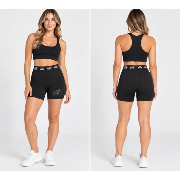 Yitty Major Label Shaping High Waist Short Black Large NWT Compression Shorts L - Image 2