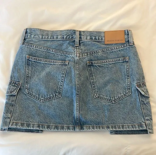 Aritzia Cargo Jean Skirt - Image 3
