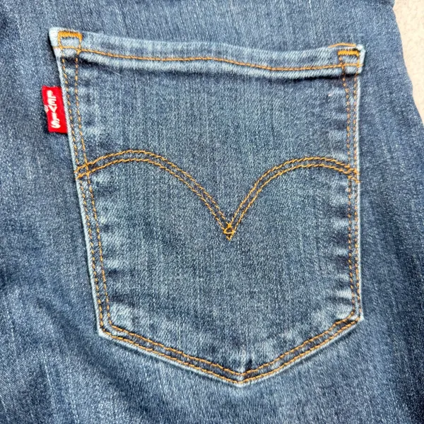 Levis Premium 311 Shaping Skinny Jeans Women's 26 Blue Denim 9in Rise - Image 3