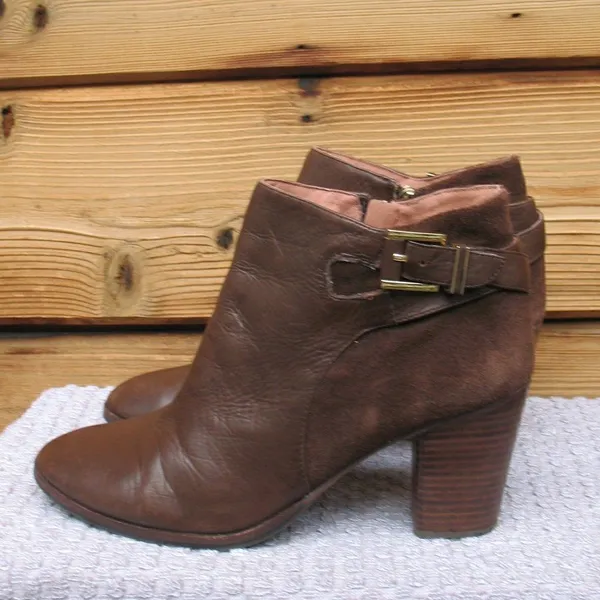Louise et Cie Womens 10 Brown Ankle Boots - Image 3