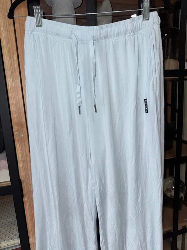Comfrt pajamas pants drawstring pjs unisex wide leg pockets modal - Image 4