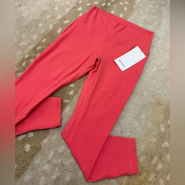 Lululemon NWT Align HR 25” Leggings Pink Lychee Size 10 High Rise Nulu - Image 6