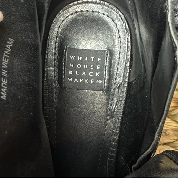 White House Black Market Evelyn Bootie Suede - Image 7