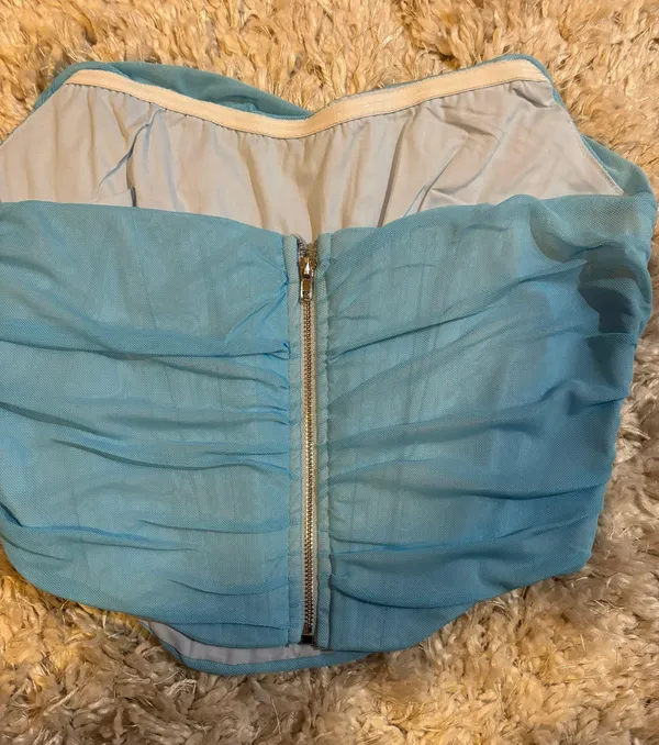Corset Top Blue - Image 3