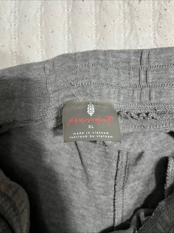 FP Movement by Free People Heather Gray Women's Jogger Sweatpants - Image 2