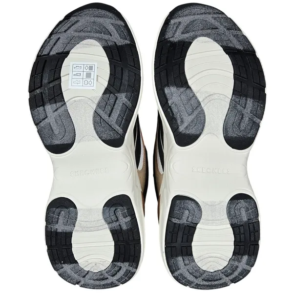 Skechers Hazel Fashion Gal Black White‎ Tan Women's Lace Up Sneakers Size 7.5 - Image 10